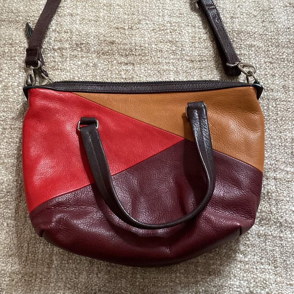 Fossil Multicolored Fall Crossbody And Hand Purse - image 5